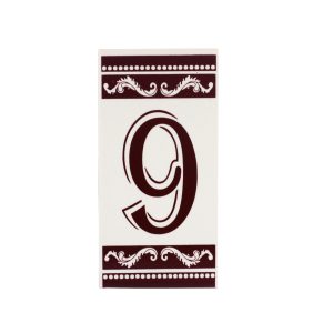 Número Residencial Cerâmica Clássico