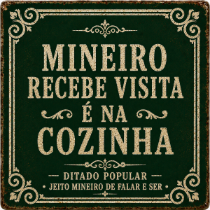 Mineiro Recebe Vista é na Cozinha